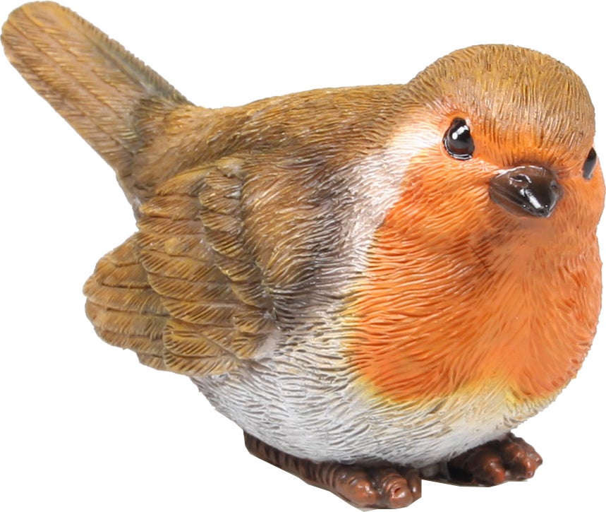 Farmwood Animals tuinbeeld Chico roodborst 20 x 10 x 12 cm