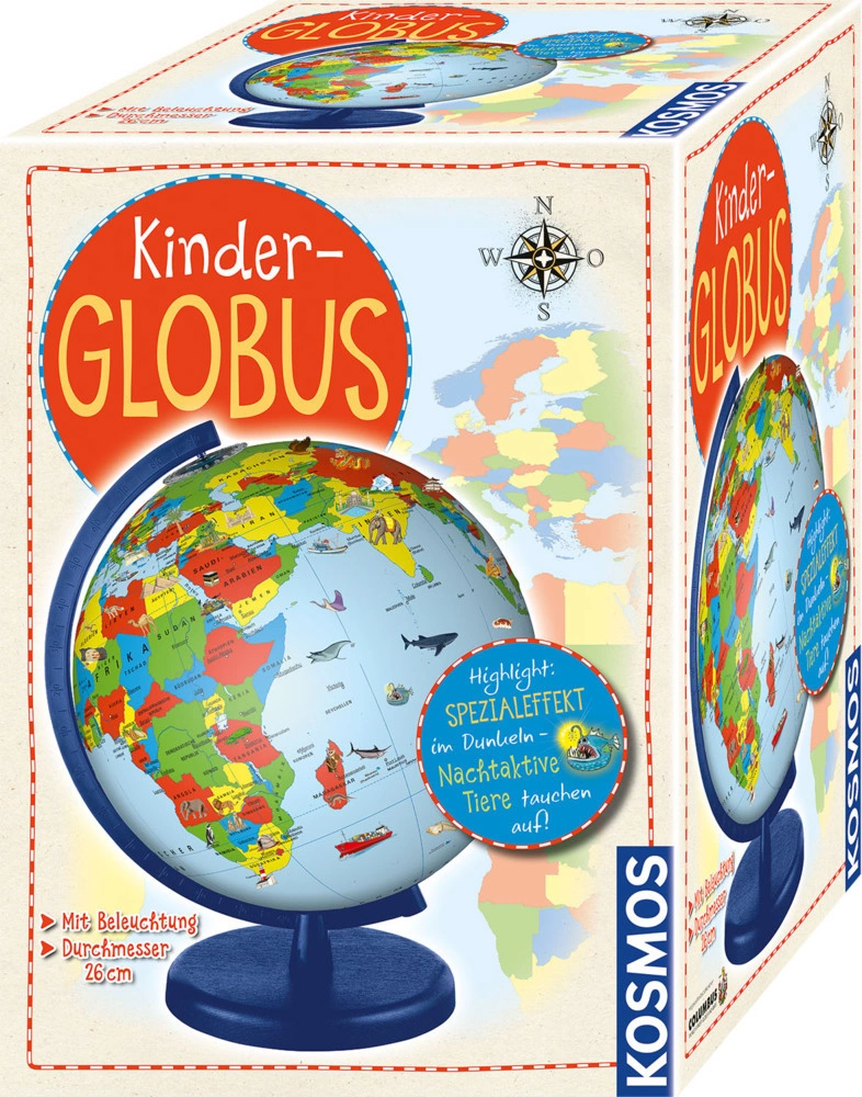 Kinder-Globus – Entdecke deine Welt mit Beleuchtung