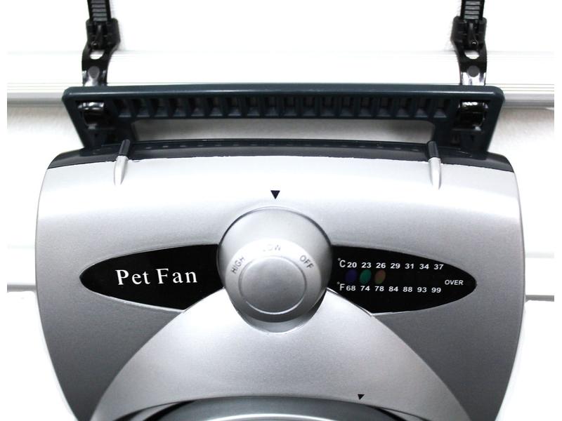 SwissPet Pet Fan, Ventilator, Silber Kühlender Ventilator für Auto