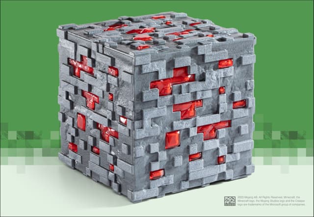 Minecraft Redstone Ore dekorationslys
