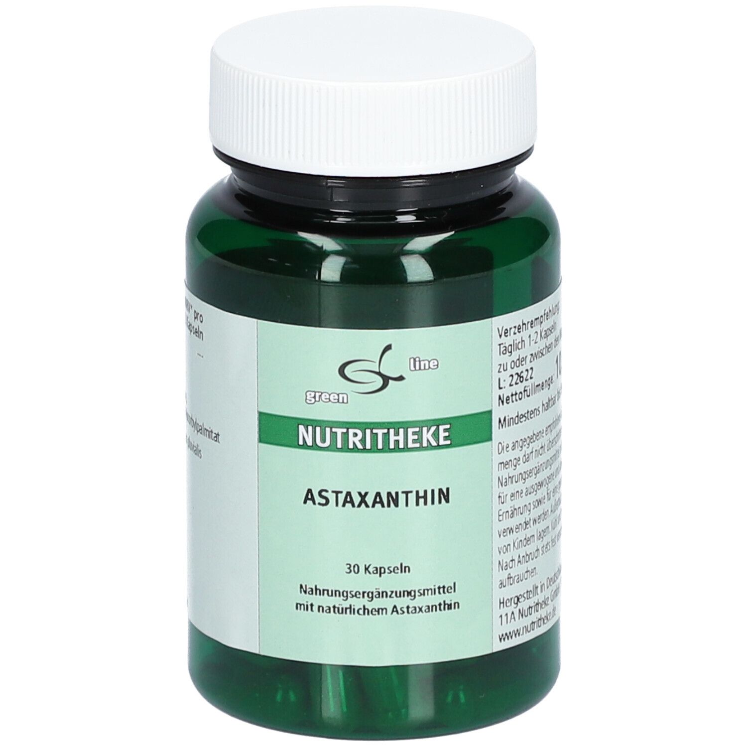 green line NUTRITHEKE Astaxanthin
