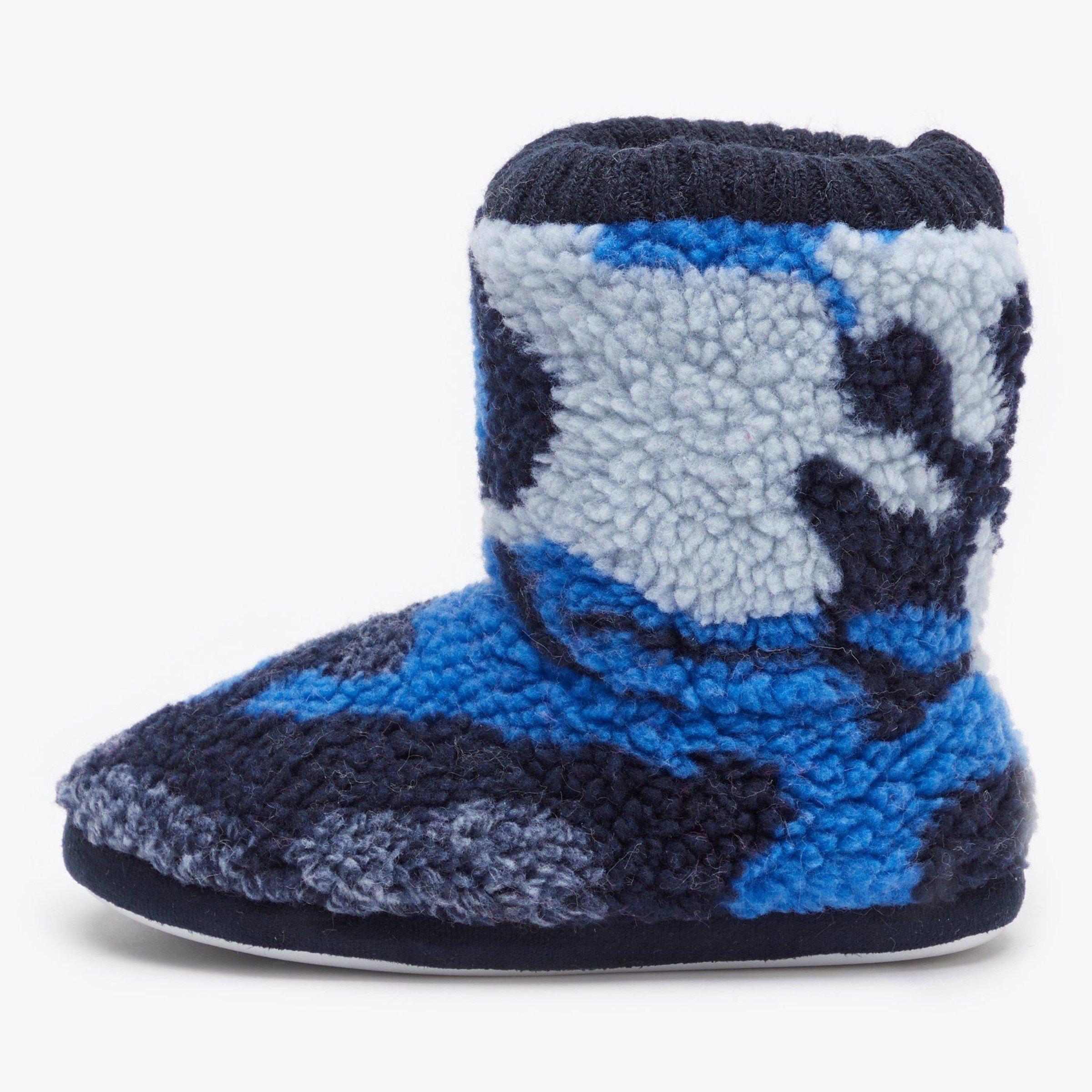 Be You Junior Boys Camo Slipper Boot