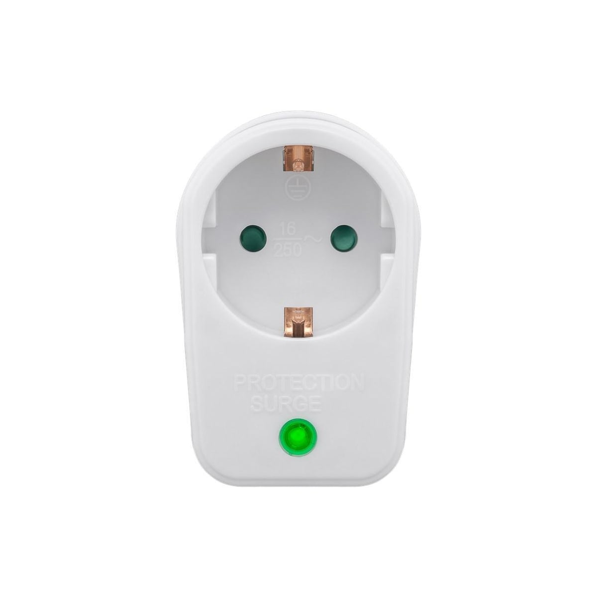 Adapter för uttag med överspänningsskydd