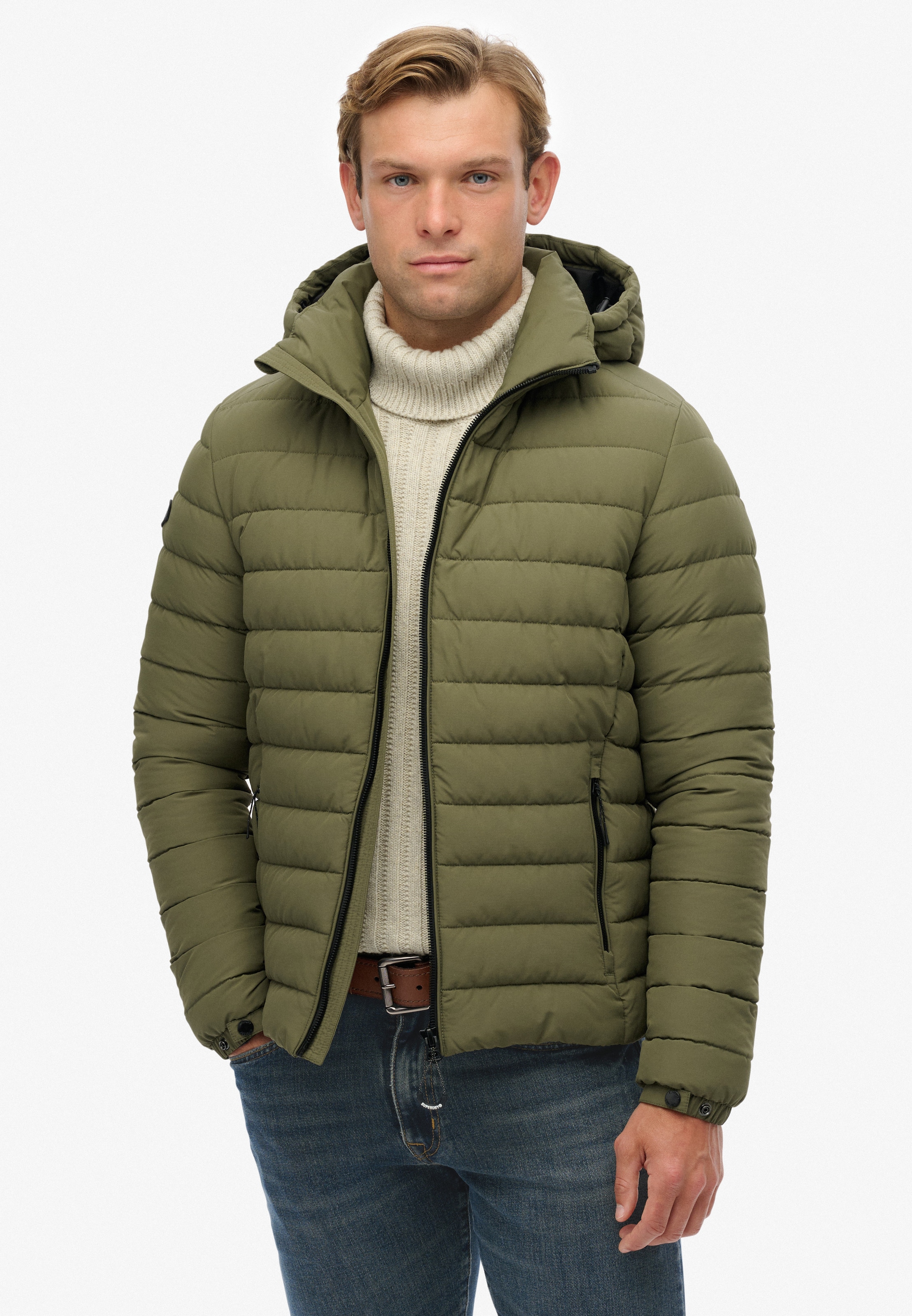Superdry Steppjacke »HOODED FUJI PADDED JACKET« mit Kapuze