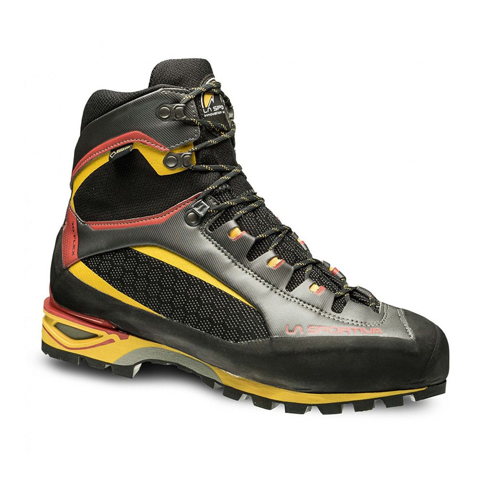 La Sportiva TRANGO TOWER GTX - Chaussures d'alpinisme Homme black/yellow