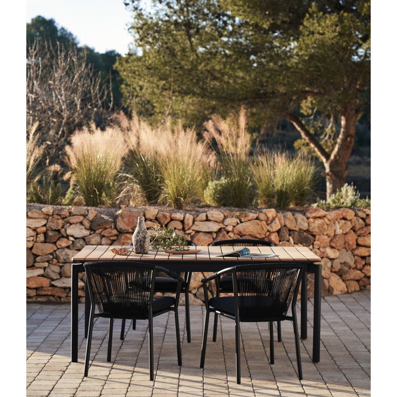 Chaise d'extérieur Xelida - corde et aluminium