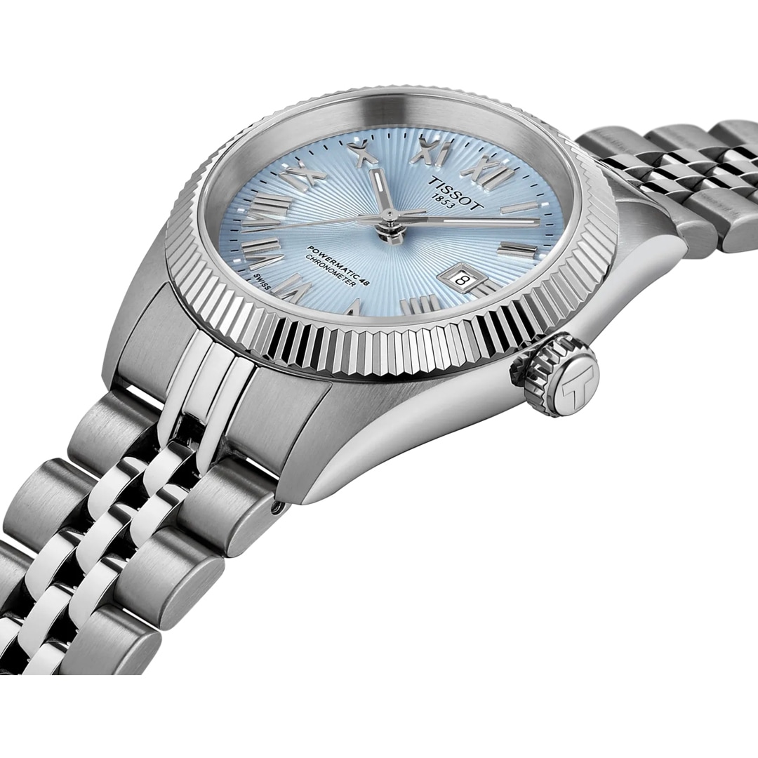 Tissot Ballade Powermatic 48 COSC 30mm Ice Blue