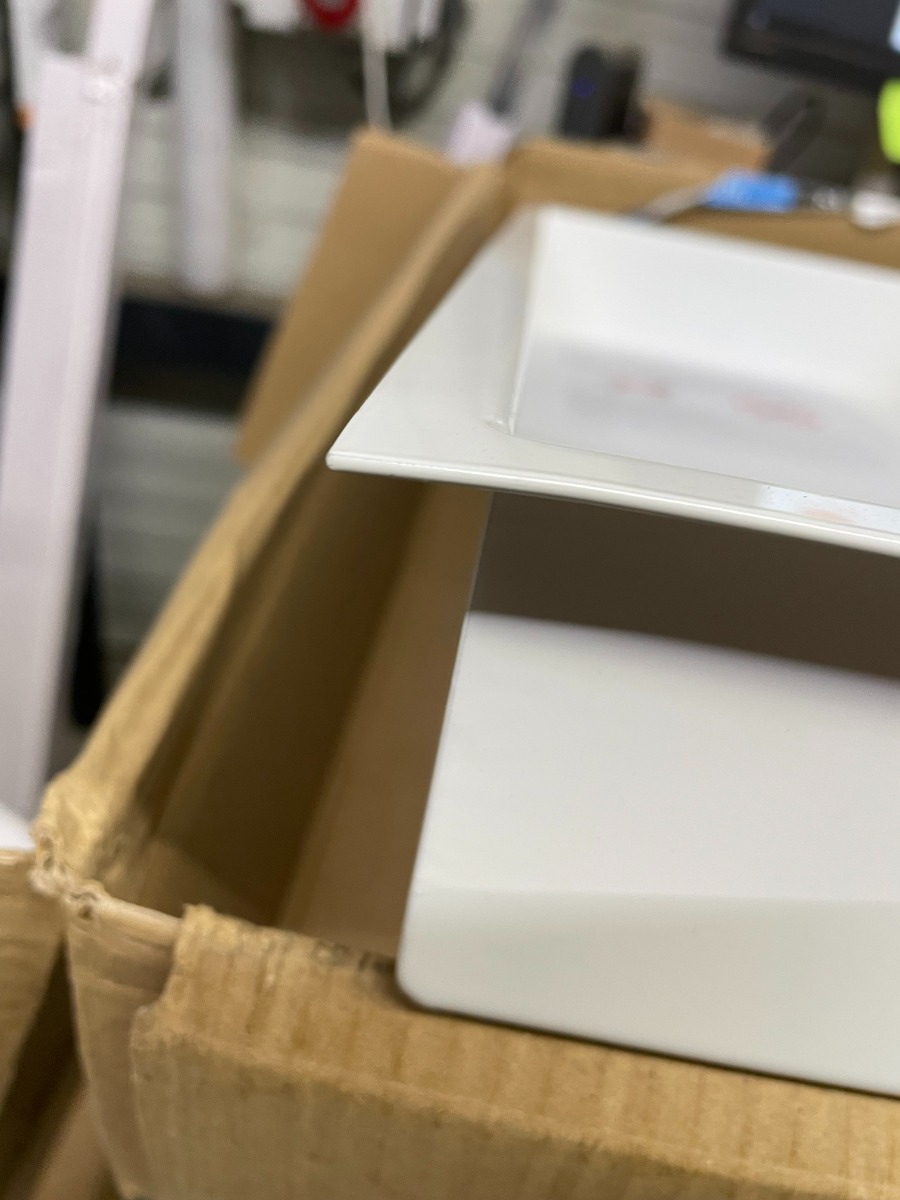 SCHADEMODEL: Plieger Inbox inbouwnis 60x30x7.5cm wit