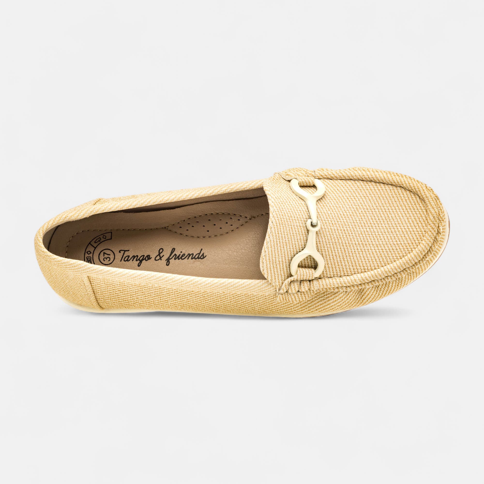 Mocassins pieds sensibles Femme beige