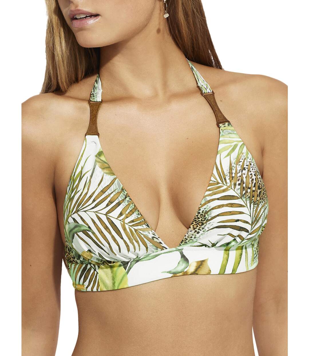 Haut maillot de bain triangle préformé dos nu Paradise Selmark Mare