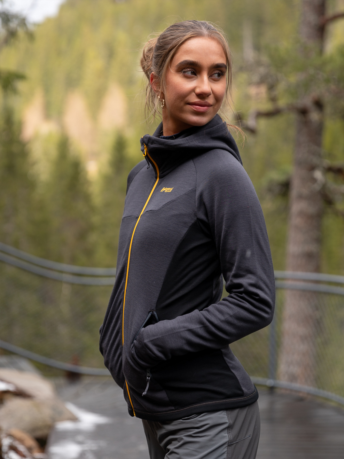 Cecilie Wool Hood Jacket