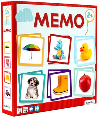 Barbo Toys My First Memospill med Ekte Bilder