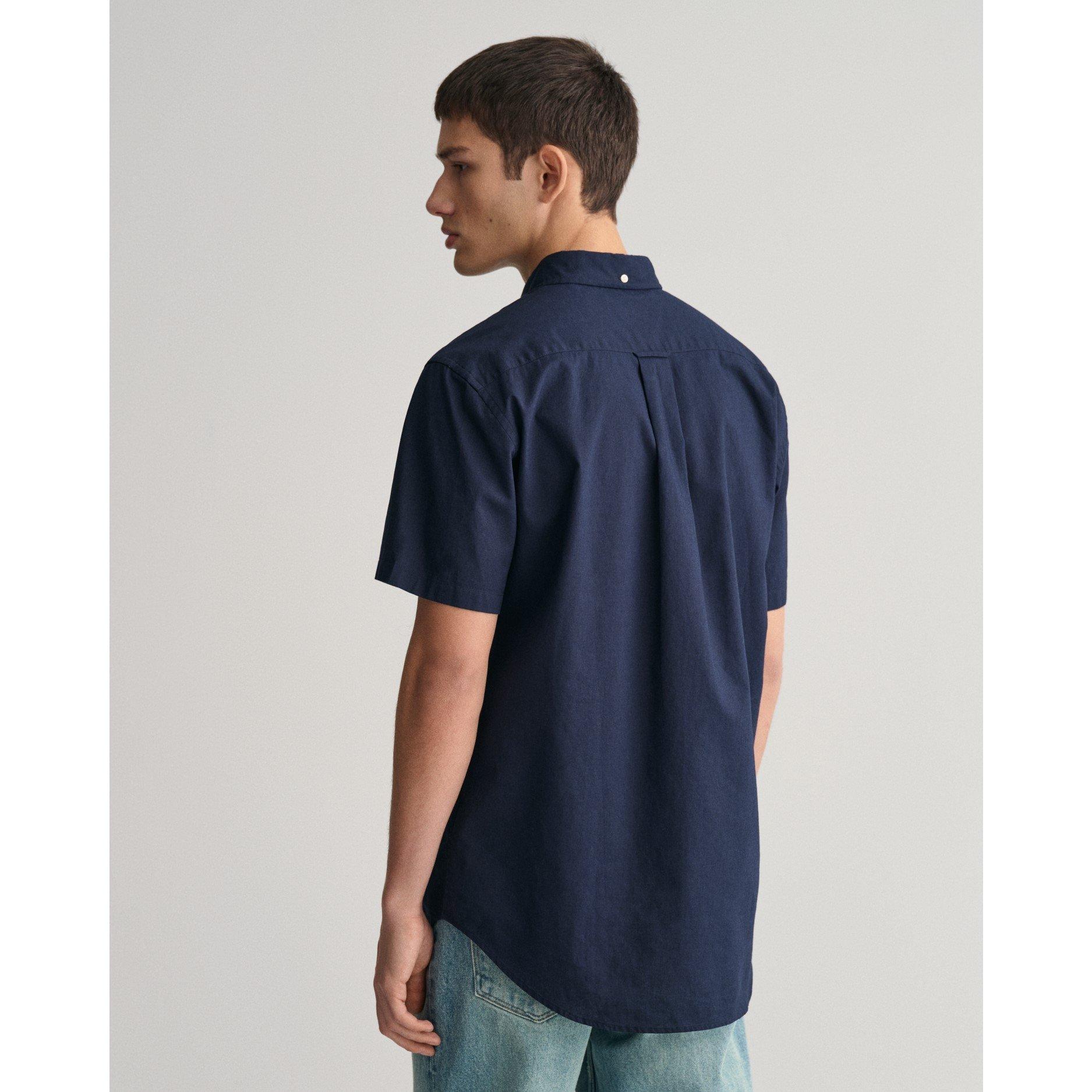 Gant REG COTTON LINEN SS SHIRT EVENING B