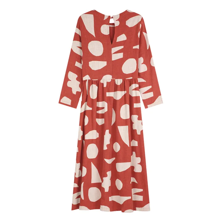 Bobo Choses Robe Summer Landscape - Collection Femme | Rouge brique
