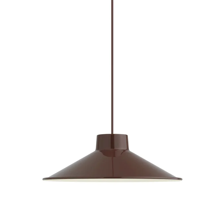 Muuto - Top Pendelleuchte LED, Ø 36 cm, deep red