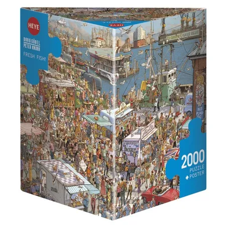 Heye Puzzle - Fresh Fish, Göbel/Knorr, 2000 Teile