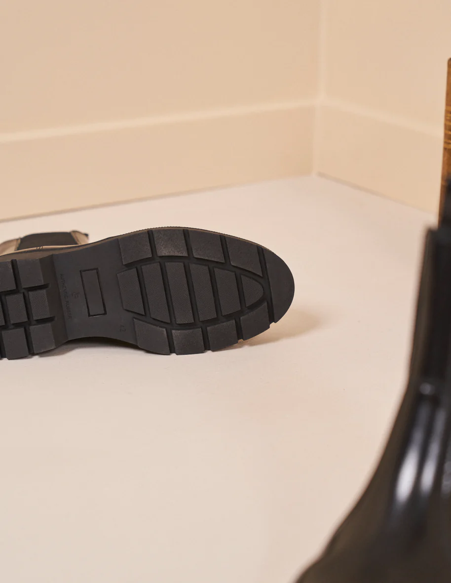 Bottines Thomas - Cuir box noir
