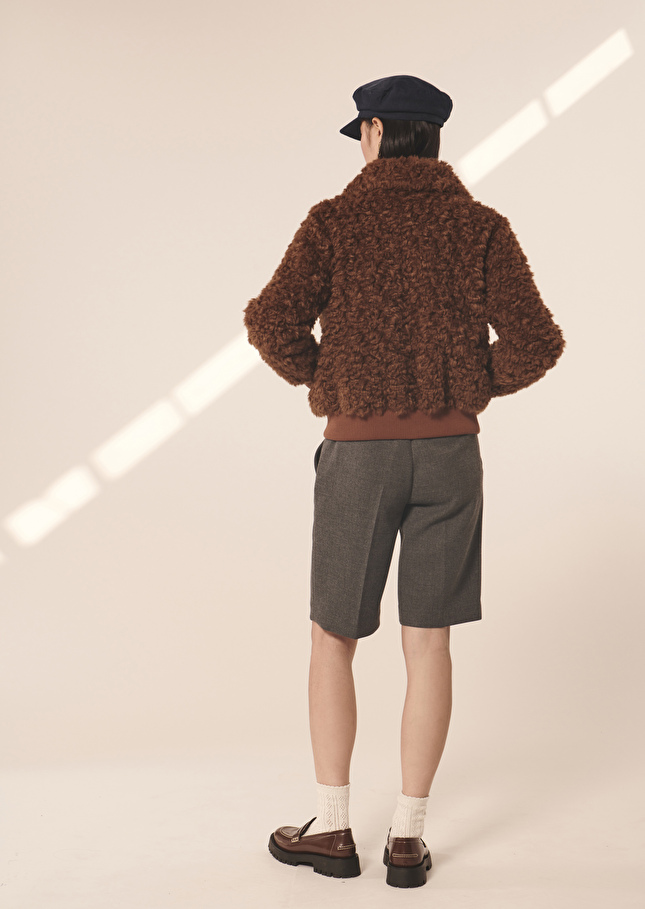 Blouson Biancamarron en fausse fourrure