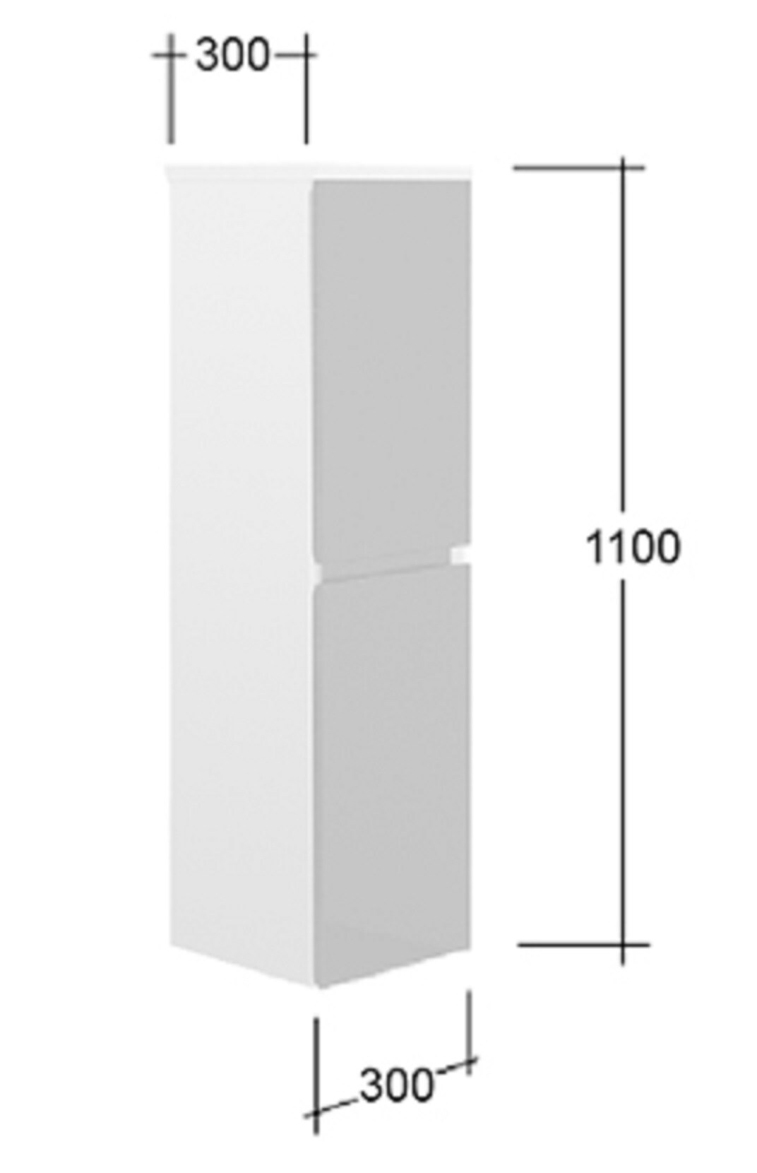 Jet-Line Badschrank AIGER schwarz Badmöbel Hängeschrank Bad Schrank