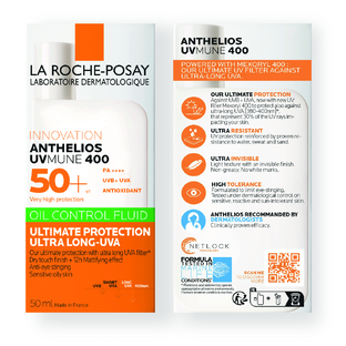 La Roche-Posay Anthelios UVMune 400 Invisible Fluide Oil Control SPF50  50ML