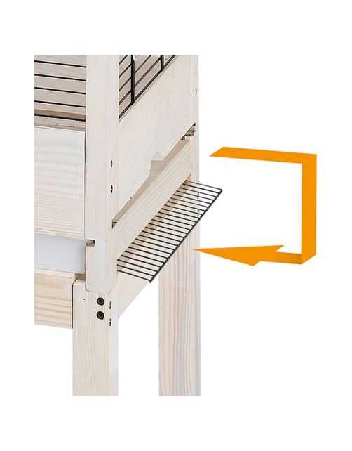 Ferplast Standaard Guiletta 5 - Vogelverblijven - 69x34.5x70 cm Houtkleur