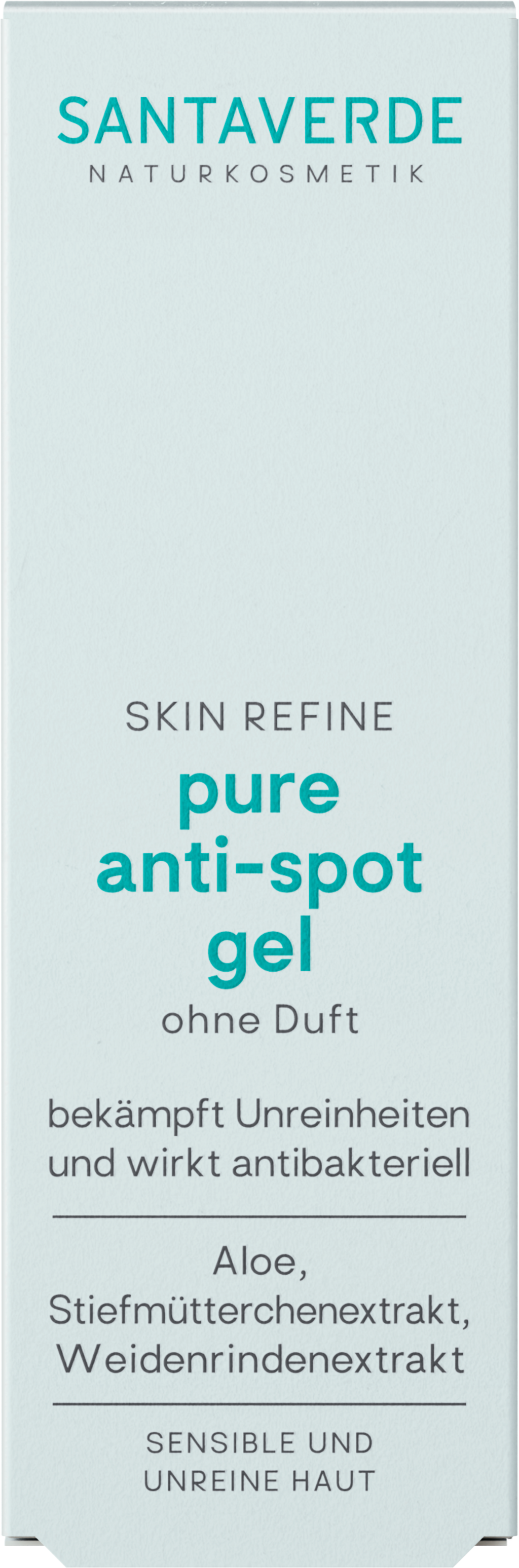 SANTAVERDE  SKIN REFINE pure anti-spot Gel ohne Duft, 10 ml