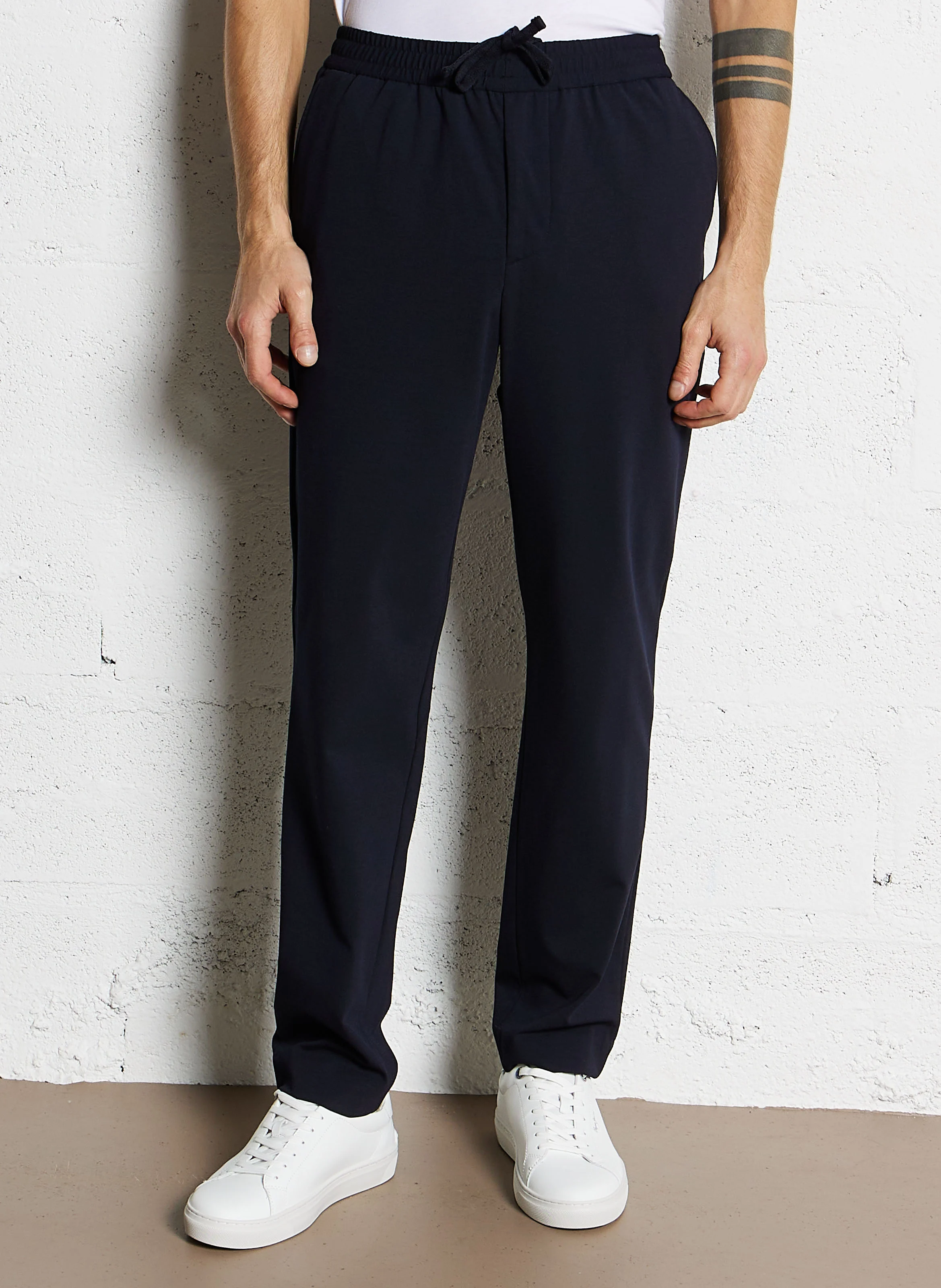 NOAH - Pantalon droit| Bleu