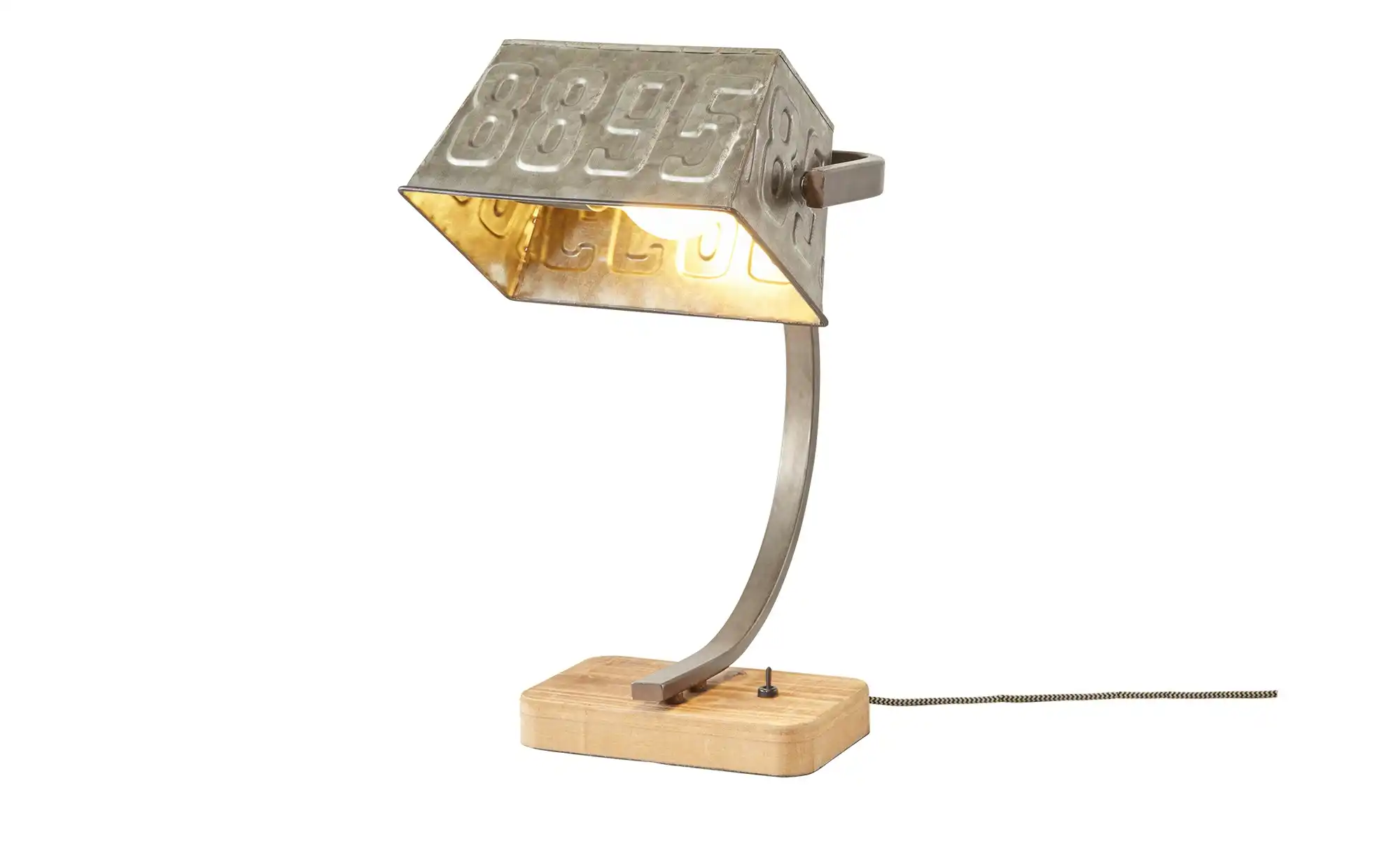 Tischleuchte, 1-flammig, Metallschirm