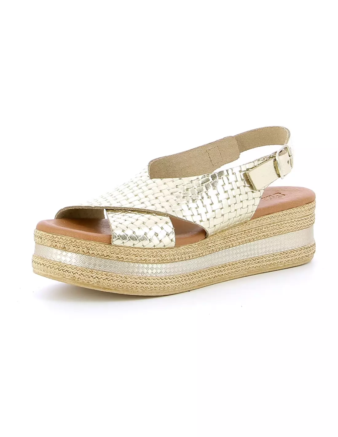 ELLA GUAPA ELAMO - Sandales & nu-pieds Platino