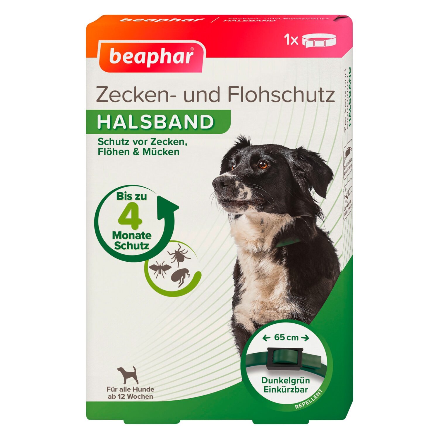 beaphar Floh- und Zeckenhalsband  - 65 cm