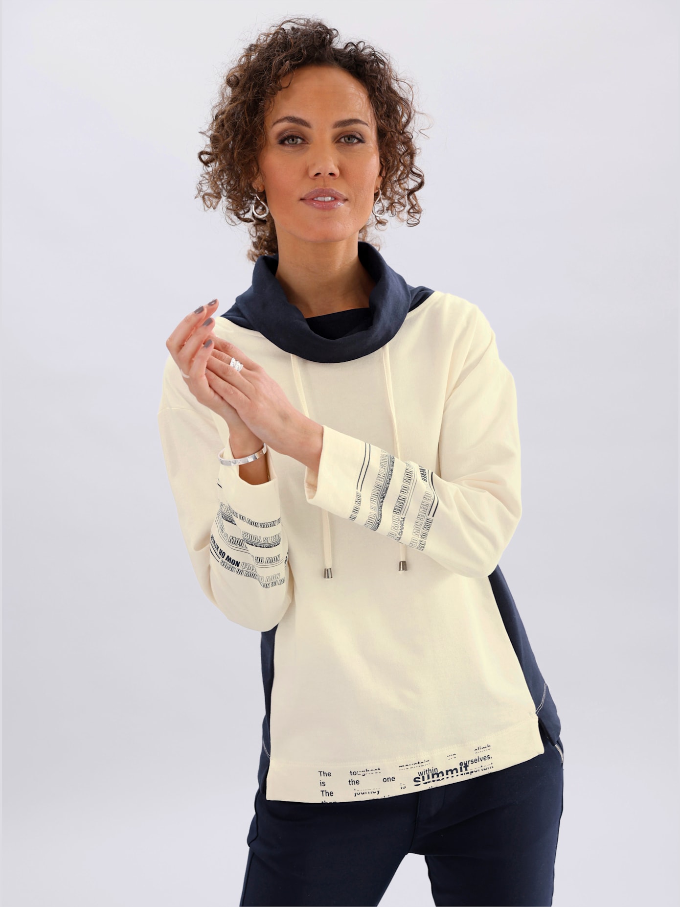 Sweatshirt pur coton