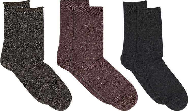 mpWoman Lucinda socks 3-pack Grape skin