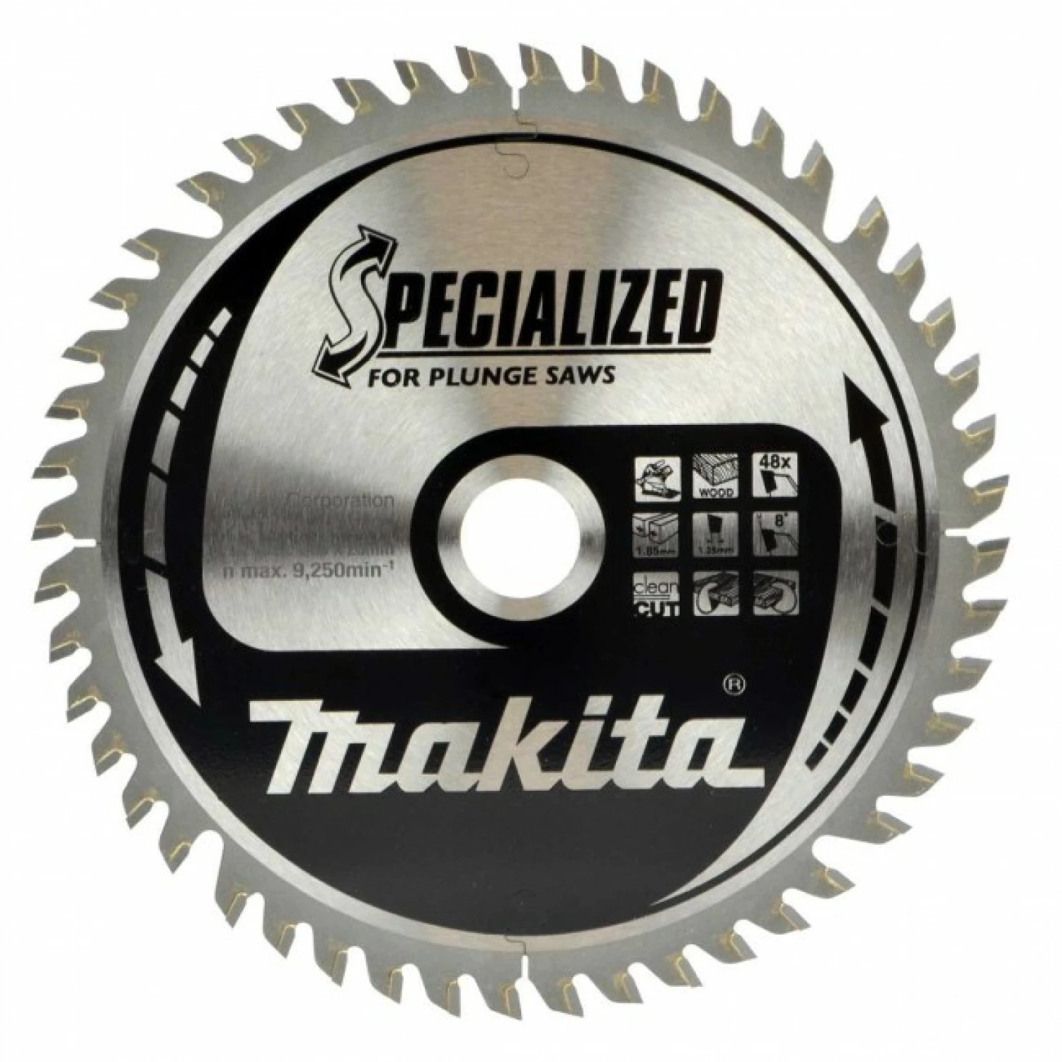 Makita B-56708 Specialized cirkelzaagblad - 165 x 20 x 48T - Hout