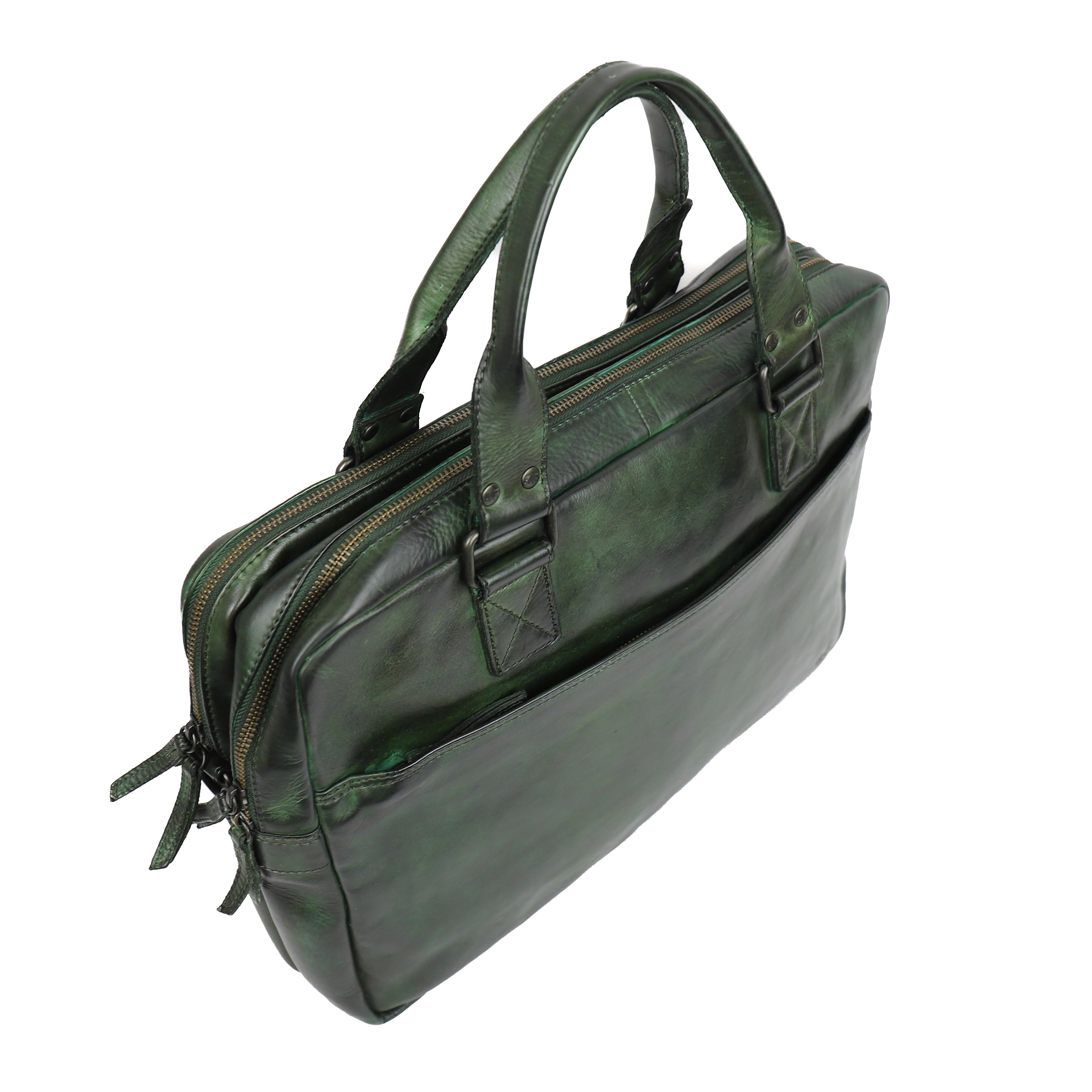 Laptoptas 'Leandro' groen Groen