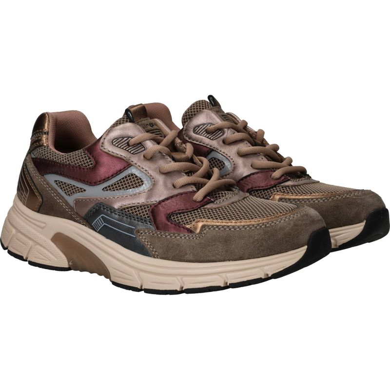 Gabor Rollingsoft Sneakers Taupe Dames