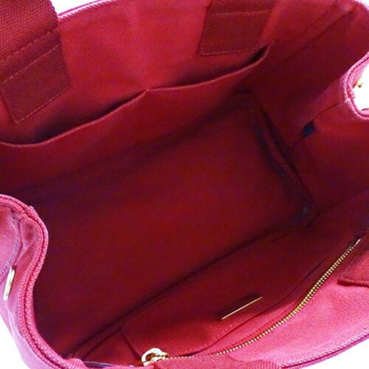 Prada Vintage Prada Canapa Tote Red