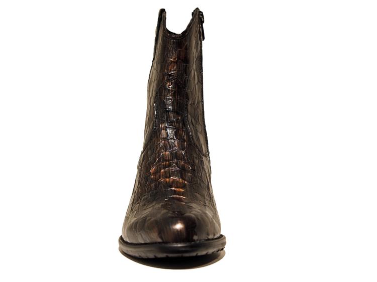 Footnotes 51.001 wijdte H Croco Patent Brown Antra