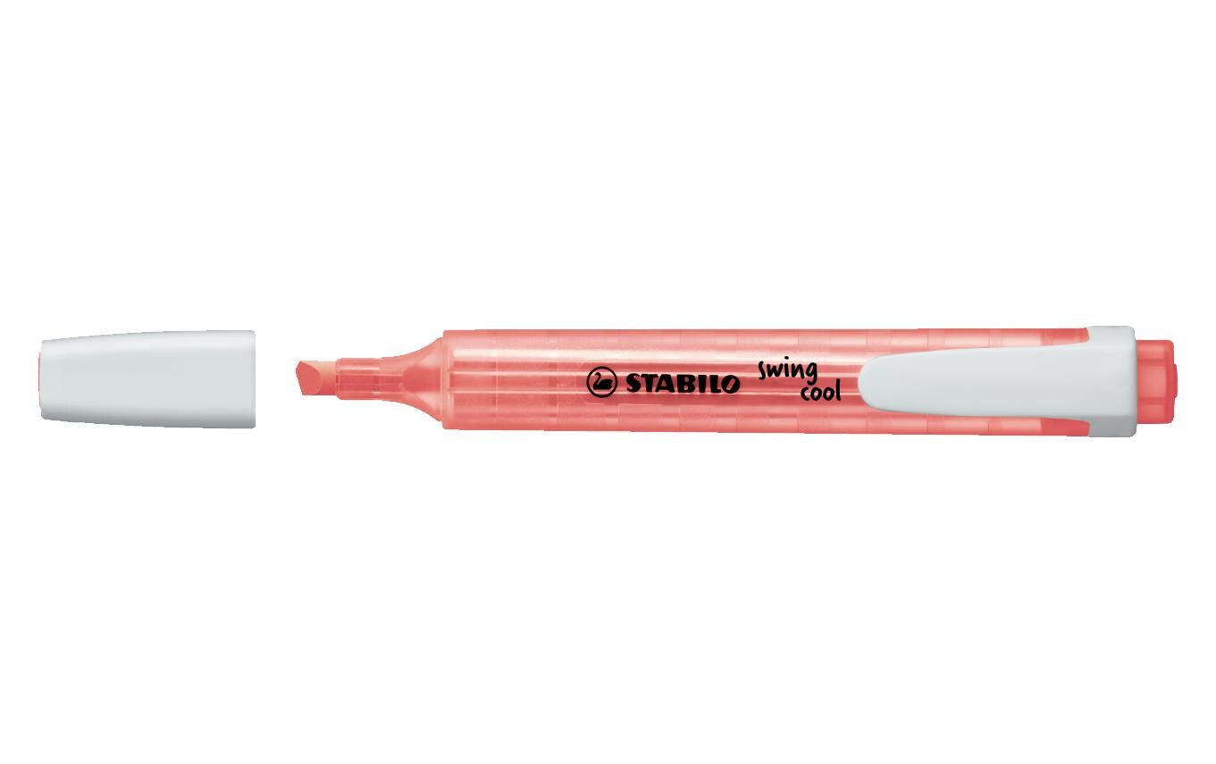 Textmarker Swing Cool Rot, 1 StückStabilo Swing Cool