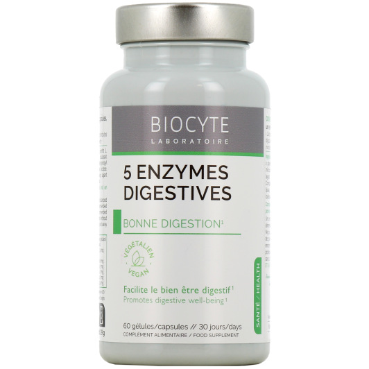 Biocyte Longevity 5 Enzymes Digestives - Bonne Digestion