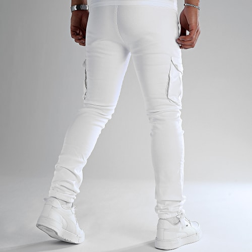 Pantalon Cargo 2547 Blanc