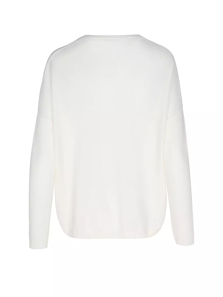 LES TRICOTS DE LEA Kaschmirpullover MONJAKOE weiss