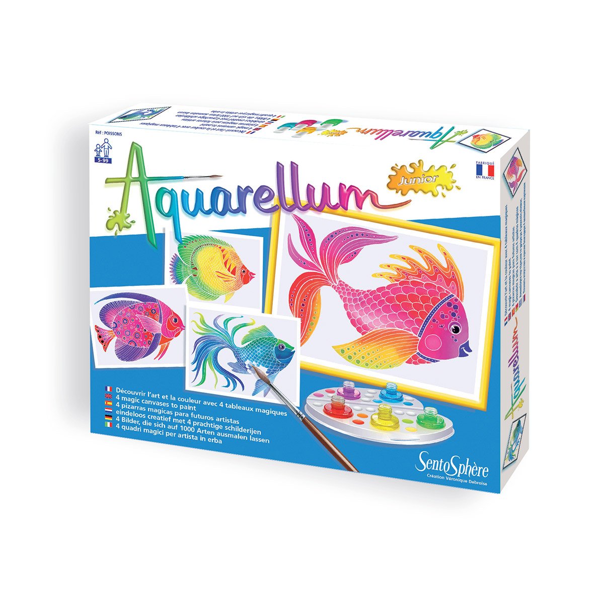 Aquarellum junior : Poissons