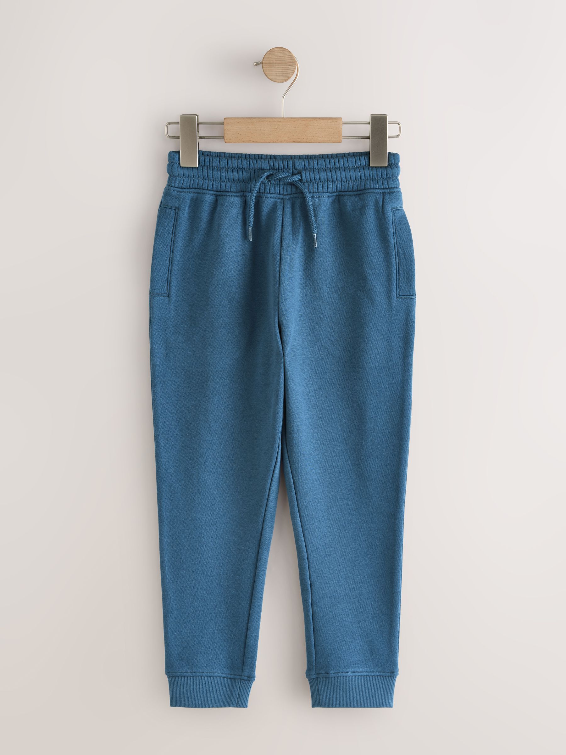 Marineblauw - Basic joggingbroeken, set van 5 (3-16jaar)