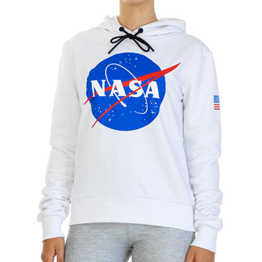 Nasa Sweat Capuche Blanc Femme Nasa 80H
