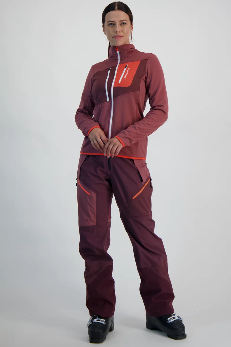 Ortovox Fleece Grid Damen Midlayer