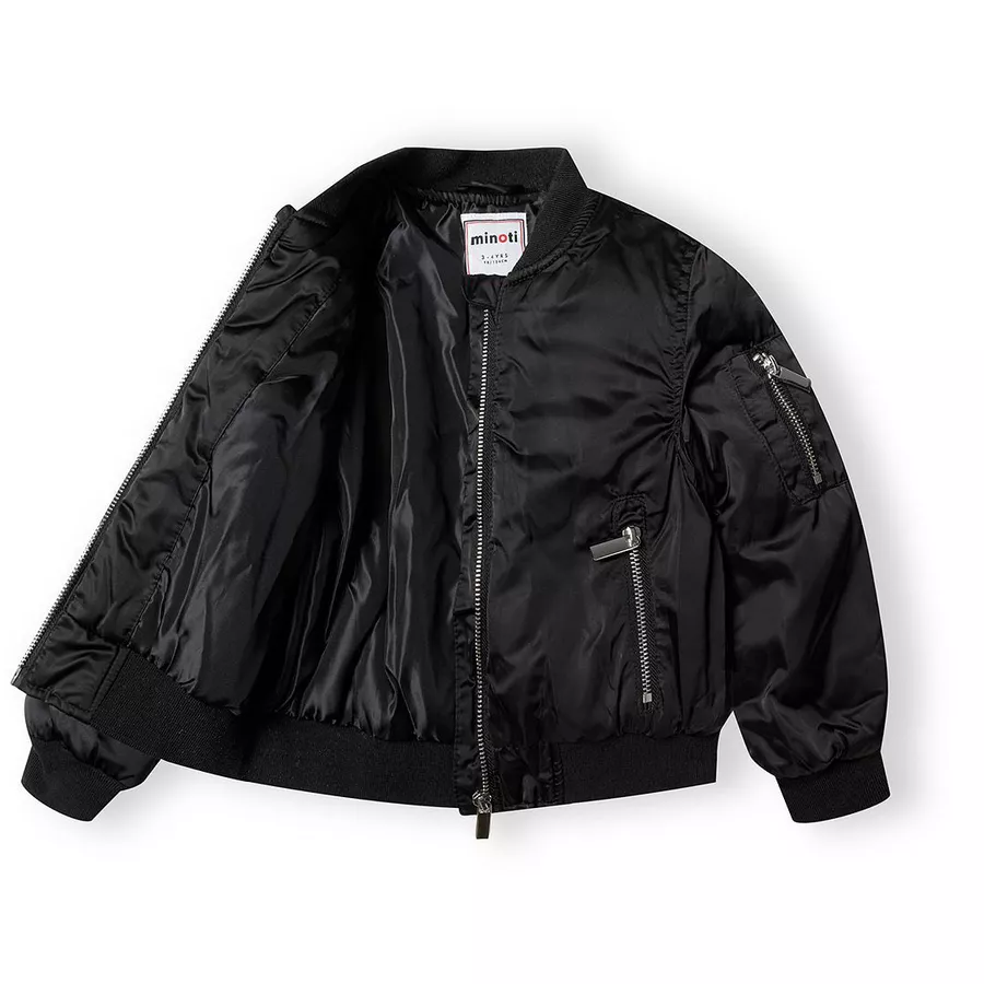 MINOTI Winterjacke im Satin-Look Schwarz