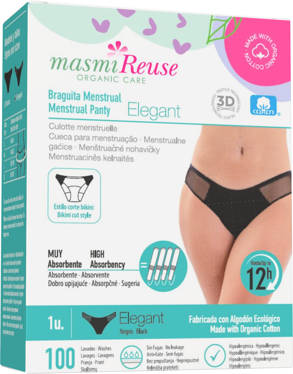masmi  Periodenslip Elegant, M