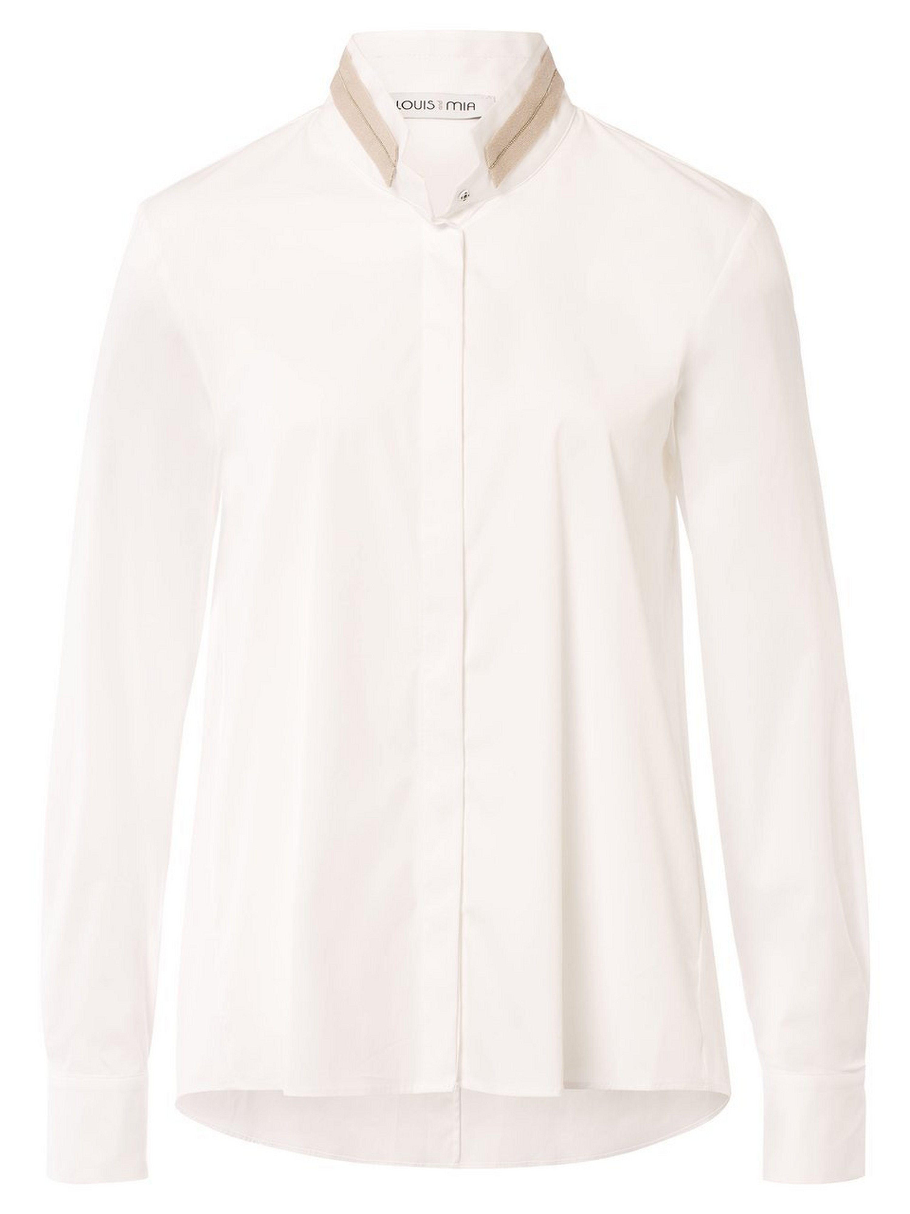 Bluse mit Hemdkragen