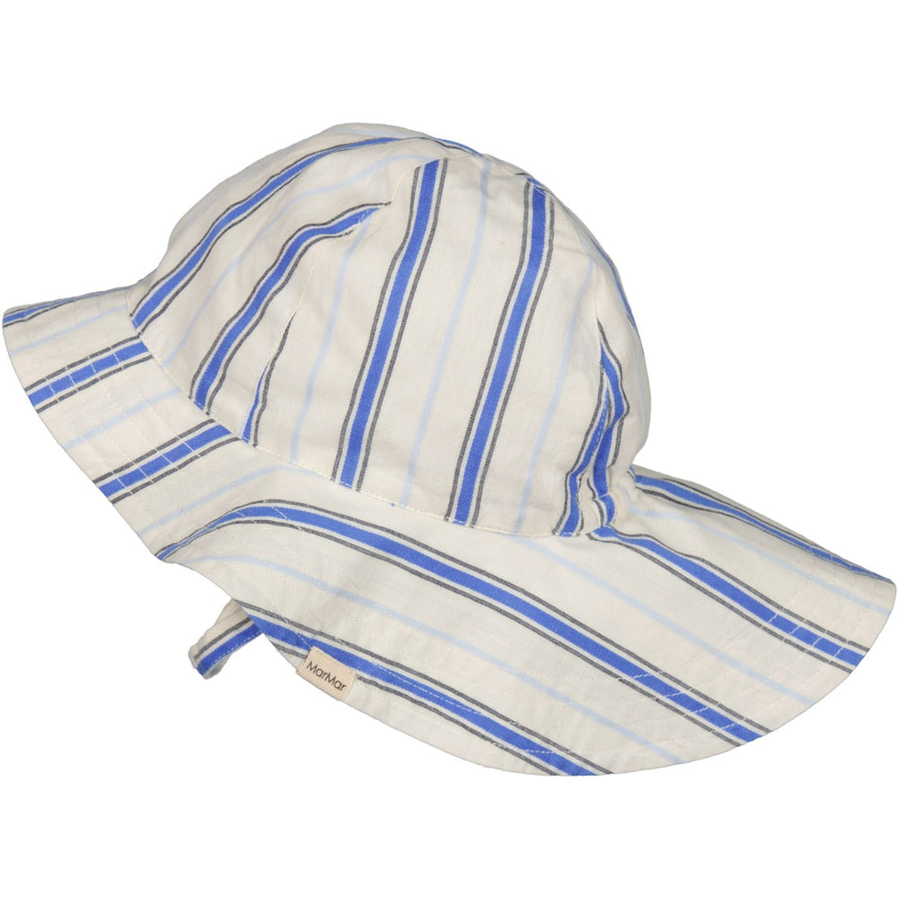 Køb MarMar Cotton Stripes Chambray Stripe Alba Baby Long Solhat