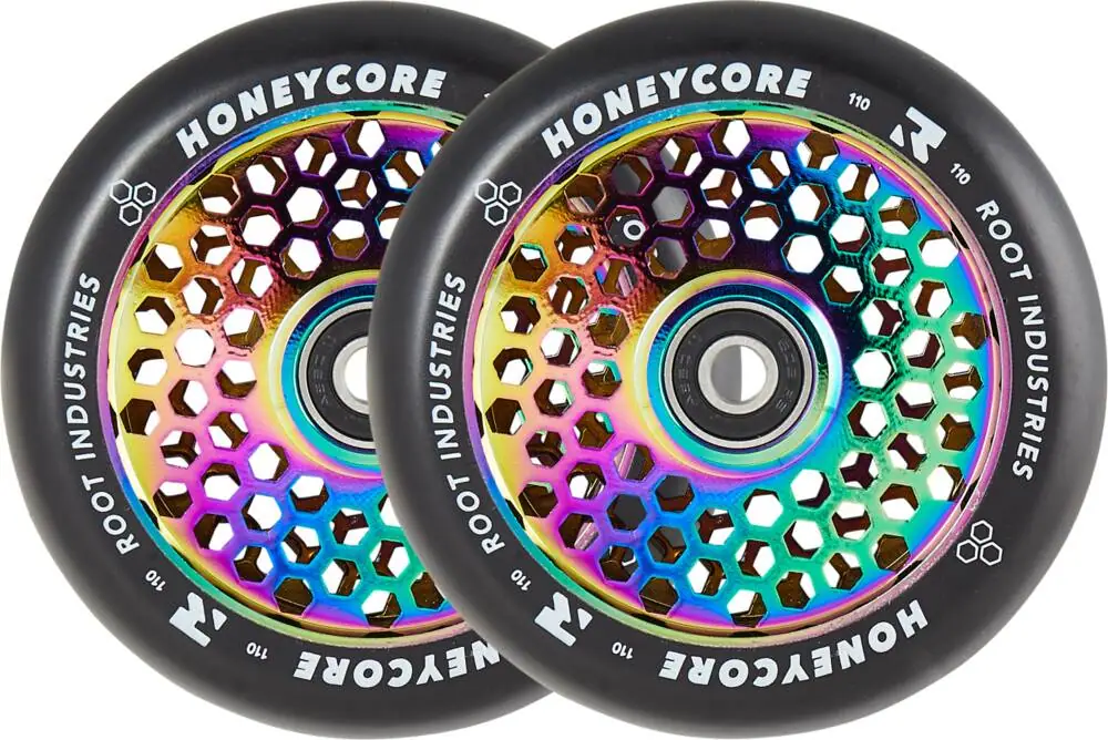 Root Honeycore Sort 110mm Hjul Til Løbehjul 2-Pak